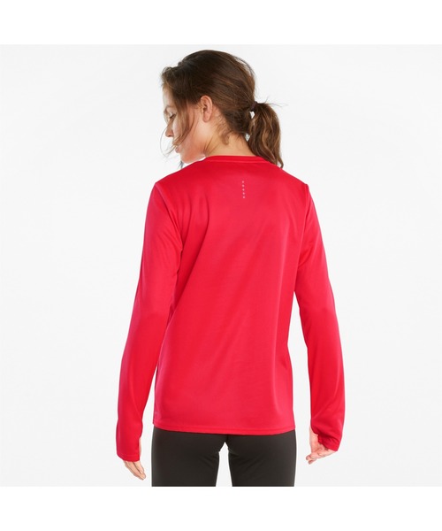PUMA（プーマ）の「PUMA プーマ ランニング 長袖 Tシャツ ウィメンズ（Tシャツ/カットソー・レディース・ピンク系その他/ブラック・SMALL/MEDIUM/LARGE/X-LARGE）」の12枚目の写真