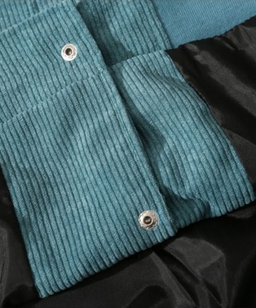 HOOK（フック）の「【HOOK】 アメカジ配色クマワッペンスタジャンジャケット（スタジャン・メンズ・ブラック/レッド/グリーン/ブラック系その他/グリーン系その他/ブラック系その他2/グリーン系その他2・M/L/XL/XXL）」の8枚目の写真