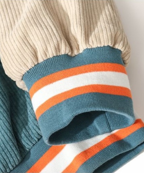 HOOK（フック）の「【HOOK】 アメカジ配色クマワッペンスタジャンジャケット（スタジャン・メンズ・ブラック/レッド/グリーン/ブラック系その他/グリーン系その他/ブラック系その他2/グリーン系その他2・M/L/XL/XXL）」の10枚目の写真