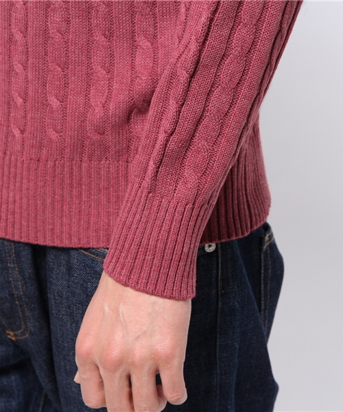 WEGO（ウィゴー）の「WEGO/ケーブルニット（ニット/セーター・メンズ・ホワイト/杢グレー/ネイビー/レッド/その他1/その他2・SMALL/MEDIUM/LARGE）」の21枚目の写真