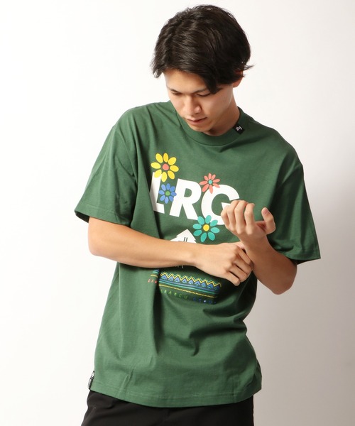 LRG（エルアールジー）の「LRG プリントTシャツ（Tシャツ/カットソー・メンズ・グレー/ブラック系その他2/ブラック/サーモンピンク/ブラック系その他/レッド/グリーン・M/2XL/L/XL）」の6枚目の写真