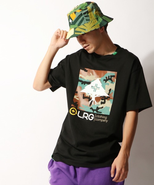 LRG（エルアールジー）の「LRG プリントTシャツ（Tシャツ/カットソー・メンズ・グレー/ブラック系その他2/ブラック/サーモンピンク/ブラック系その他/レッド/グリーン・M/2XL/L/XL）」の4枚目の写真