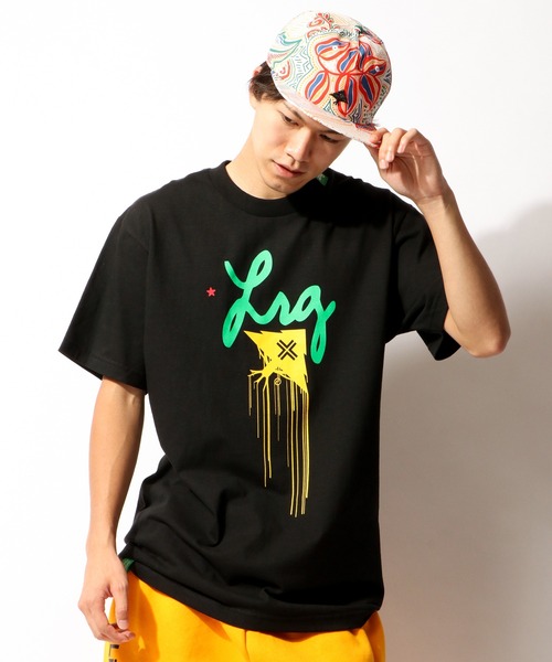 LRG（エルアールジー）の「LRG プリントTシャツ（Tシャツ/カットソー・メンズ・グレー/ブラック系その他2/ブラック/サーモンピンク/ブラック系その他/レッド/グリーン・M/2XL/L/XL）」の8枚目の写真