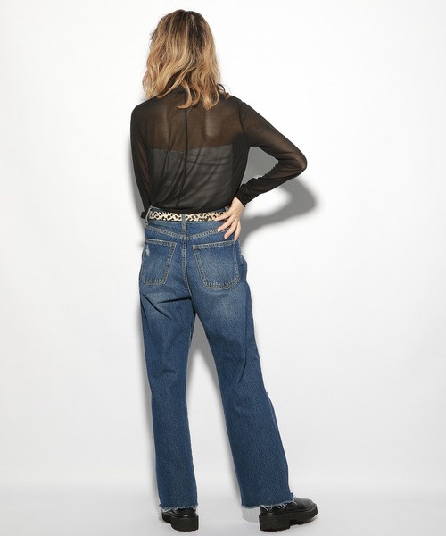 PBLIM(ページボーイリム)の「【PAGEBOYLIM】チュールタートル(Tシャツ/カットソー・レディース・グリーン/パープル/グレー系その他/ブラック・FREE)」の11枚目の写真