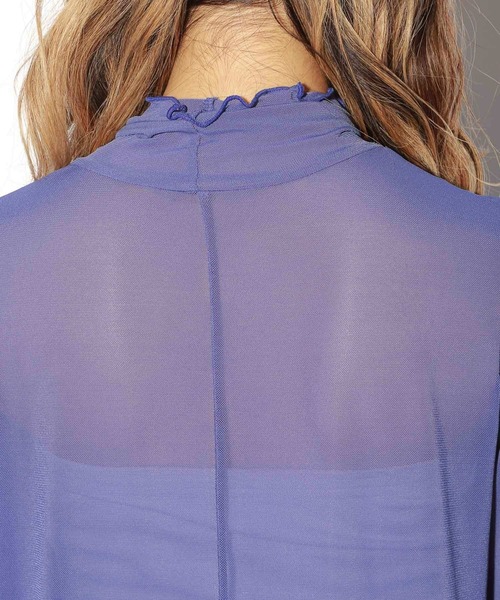 PBLIM(ページボーイリム)の「【PAGEBOYLIM】チュールタートル(Tシャツ/カットソー・レディース・グリーン/パープル/グレー系その他/ブラック・FREE)」の19枚目の写真