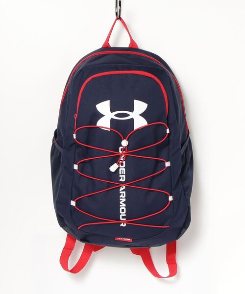 UNDER ARMOUR(アンダーアーマー)の「UAハッスル スポーツ バックパック(トレーニング/メンズ/レディース)(バックパック/リュック・レディース・ブラック/ネイビー/グレー・ONESIZE)」の3枚目の写真