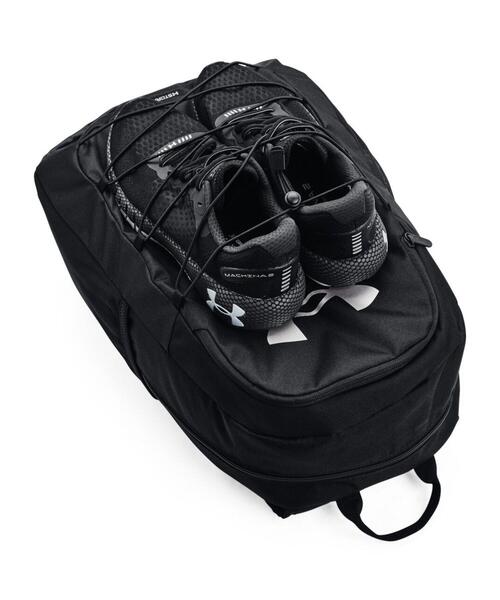 UNDER ARMOUR(アンダーアーマー)の「UAハッスル スポーツ バックパック(トレーニング/メンズ/レディース)(バックパック/リュック・レディース・ブラック/ネイビー/グレー・ONESIZE)」の7枚目の写真