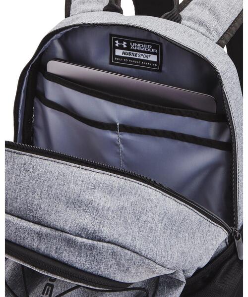 UNDER ARMOUR(アンダーアーマー)の「UAハッスル スポーツ バックパック(トレーニング/メンズ/レディース)(バックパック/リュック・レディース・ブラック/ネイビー/グレー・ONESIZE)」の11枚目の写真