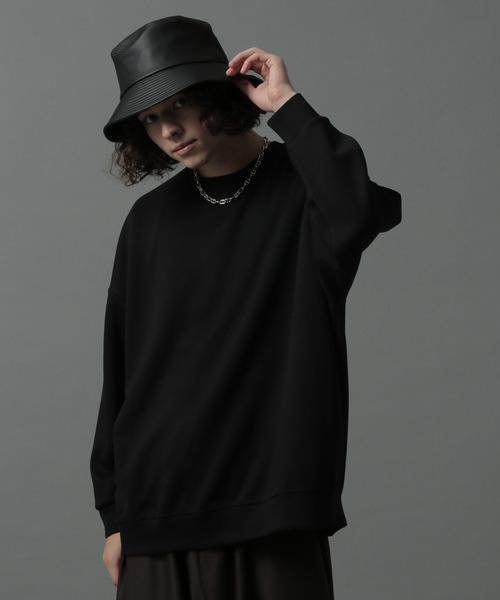 HARE(ハレ)の「ダンボールBIGポンチプルオーバー(HARE)(スウェット・メンズ・グリーン/ブラウン/ライトグレー/ブラック・SMALL/MEDIUM)」の8枚目の写真