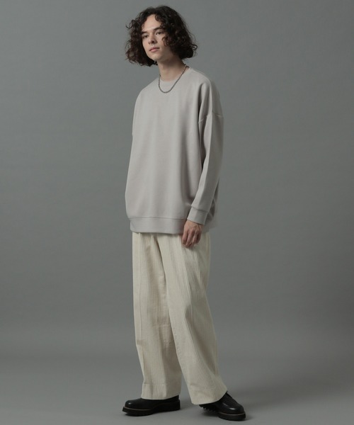 HARE(ハレ)の「ダンボールBIGポンチプルオーバー(HARE)(スウェット・メンズ・グリーン/ブラウン/ライトグレー/ブラック・SMALL/MEDIUM)」の14枚目の写真