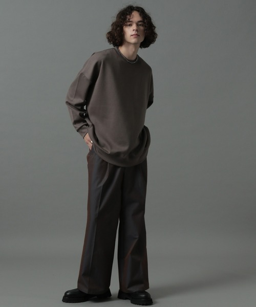 HARE(ハレ)の「ダンボールBIGポンチプルオーバー(HARE)(スウェット・メンズ・グリーン/ブラウン/ライトグレー/ブラック・SMALL/MEDIUM)」の21枚目の写真