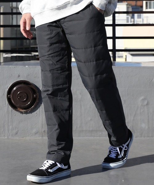 ８(eight)（エイト）の「ダウンレギュラーパンツ（スウェットパンツ・メンズ・ブラック/グレー/ネイビー/ベージュ/カモフラージュ/カーキ・MEDIUM/X-LARGE/LARGE）」の3枚目の写真