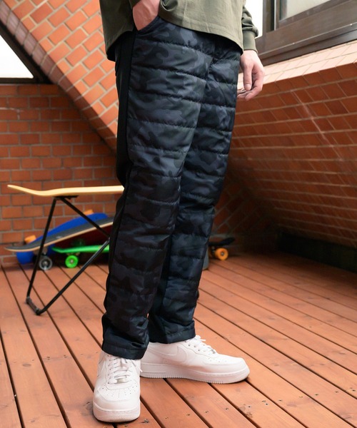 ８(eight)（エイト）の「ダウンレギュラーパンツ（スウェットパンツ・メンズ・ブラック/グレー/ネイビー/ベージュ/カモフラージュ/カーキ・MEDIUM/X-LARGE/LARGE）」の12枚目の写真