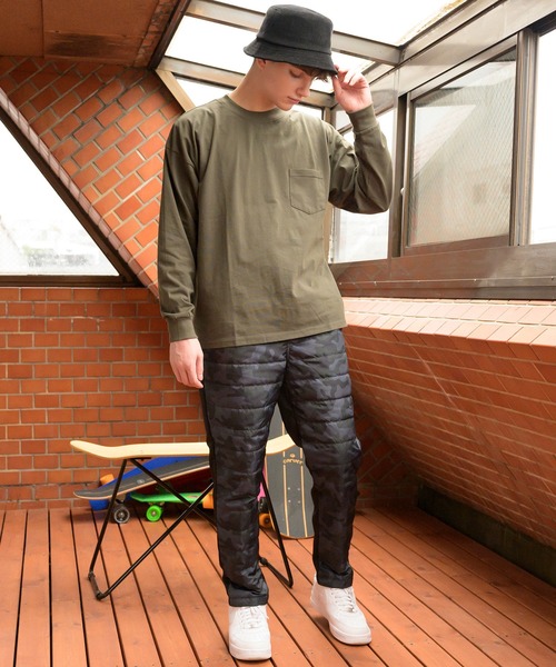 ８(eight)（エイト）の「ダウンレギュラーパンツ（スウェットパンツ・メンズ・ブラック/グレー/ネイビー/ベージュ/カモフラージュ/カーキ・MEDIUM/X-LARGE/LARGE）」の14枚目の写真