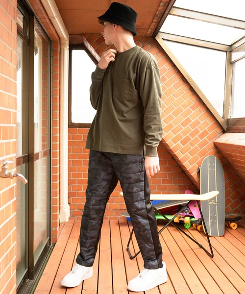 ８(eight)（エイト）の「ダウンレギュラーパンツ（スウェットパンツ・メンズ・ブラック/グレー/ネイビー/ベージュ/カモフラージュ/カーキ・MEDIUM/X-LARGE/LARGE）」の18枚目の写真