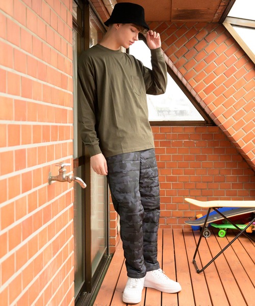 ８(eight)（エイト）の「ダウンレギュラーパンツ（スウェットパンツ・メンズ・ブラック/グレー/ネイビー/ベージュ/カモフラージュ/カーキ・MEDIUM/X-LARGE/LARGE）」の19枚目の写真