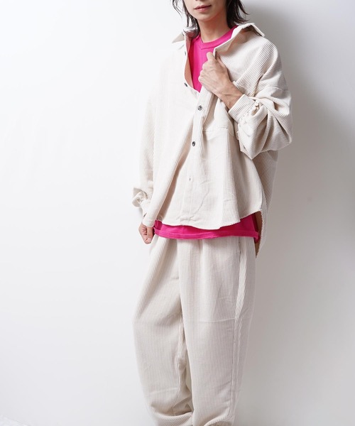 おしゃれスタ（オシャレスタ）の「コーディロイシェフパンツ(IR) レディース メンズ（その他パンツ・メンズ・ブラック/ベージュ/ブラウン/ブルー/キナリ・M/L/XL/S）」の21枚目の写真