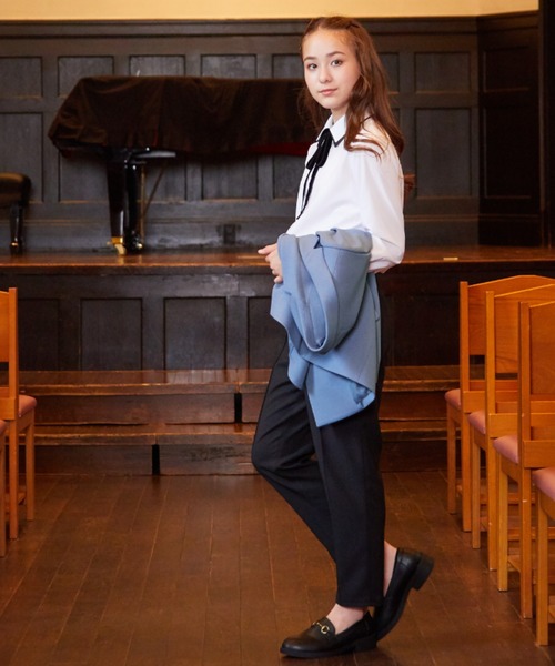 ELLE en noir（エルアンノアール）の「Wロングジャケットパンツ