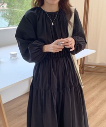 Doula Doula（ドゥーラドゥーラ）の「ギャザーティアードワンピース（ワンピース・レディース）」