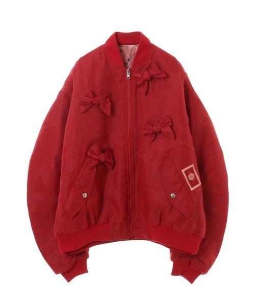 PINK HOUSE(ピンクハウス)の「Reversible MA-1(MA-1・レディース・ブラック/レッド/アイボリー・フリー)」の10枚目の写真