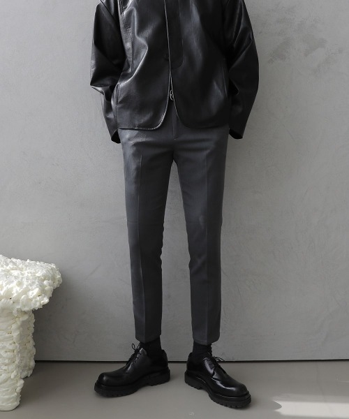 ASCLO（エジュクロ）の「ASCLO パーフェクトプロジェクトスリムスラックス（スラックス・メンズ・チャコールグレー/ブラック・SMALL/MEDIUM/LARGE）」の5枚目の写真