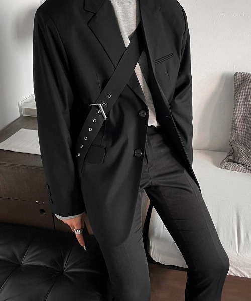 ASCLO（エジュクロ）の「ASCLO パーフェクトプロジェクトスリムスラックス（スラックス・メンズ・チャコールグレー/ブラック・SMALL/MEDIUM/LARGE）」の12枚目の写真