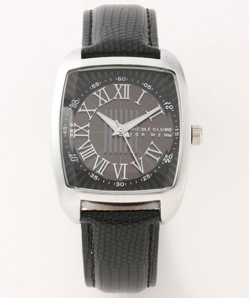 NICOLE CLUB FOR MEN（ニコルクラブフォーメン）の「ビッグトノーウォッチ（アナログ腕時計・メンズ・ブラック/ネイビー/ホワイト・FREE）」の5枚目の写真