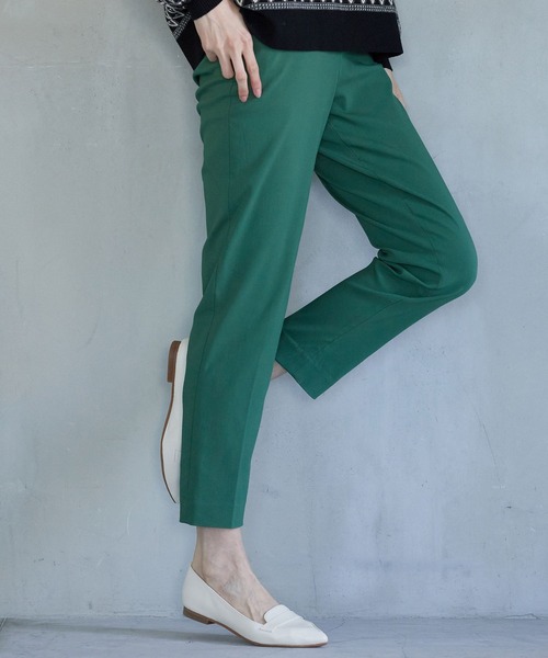 GLOBAL WORK（グローバルワーク）の「アッタカスゴラクスリムテーパーパンツ/215875（その他パンツ・レディース・ブラック/ネイビー/オフホワイト/グリーン/キャメル・SMALL/MEDIUM/LARGE/X-LARGE/XX-LARGE/X-SMALL）」の4枚目の写真