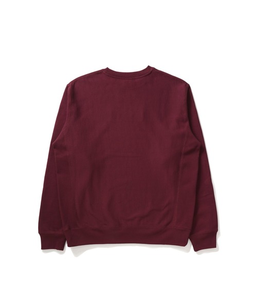 UNION（ユニオン）の「IRAK BOX LOGO CREWNECK (CHAMPION REVERSE WEAVE) アイラック UNION ユニオン スウェット トレーナー（スウェット・メンズ・マルーン・MEDIUM/X-LARGE）」の4枚目の写真