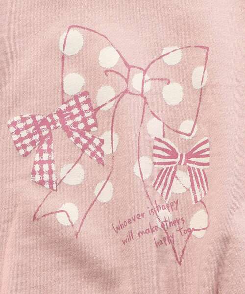 SHOO・LA・RUE（シューラルー）の「◆【90-130cm】裏毛GIRLS4柄アソートスウェット（スウェット・キッズ・サックスブルー/ライトパープル/ベビーピンク/アイボリー系・11/10/12/13/09）」の10枚目の写真