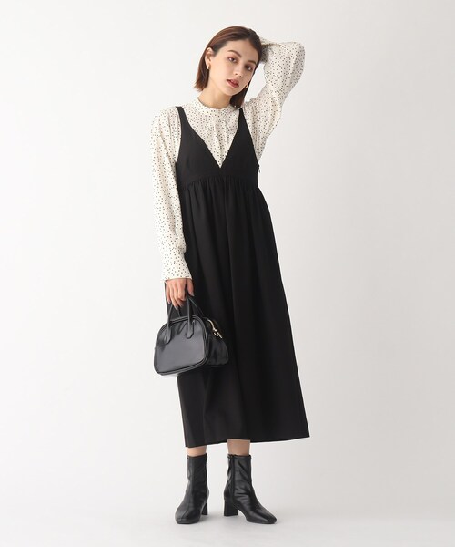 AG by aquagirl(エージーバイアクアガール)の「◆クリアツイル キャミソールドレス【WEB限定サイズ】(ワンピース・レディース・ライトグレー/ブラック・36/38/40)」の10枚目の写真