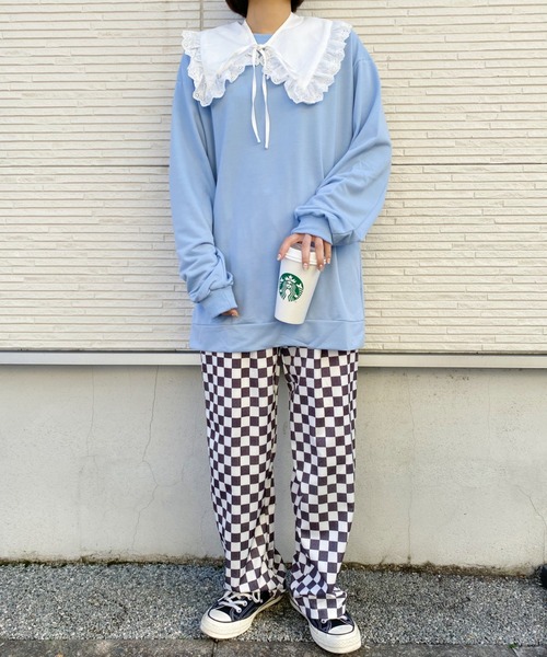 at12:03(アットイチニーゼロサン)の「コットンつけ襟(付け襟・レディース・ホワイト・FREE)」の9枚目の写真