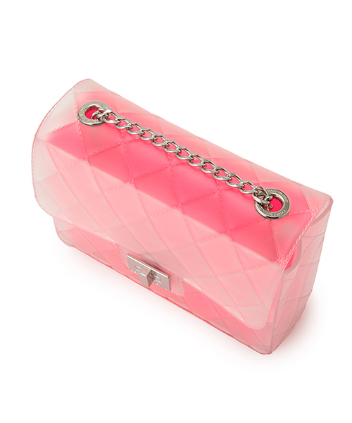 Ray BEAMS（レイビームス）の「DESIGN INVERSO / "TAORMINA" ショルダーバッグ（ショルダーバッグ・レディース・アクア/ピンク・ONE SIZE）」の4枚目の写真