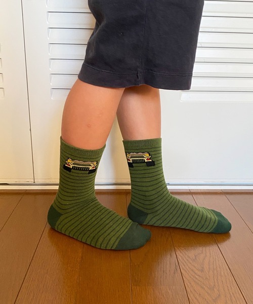 SHIZUTA（シズタ）の「SZT:靴下 キッズ ボーイスソックス 3足セット（ソックス/靴下・キッズ・ネイビー/グレー/グリーン/ベージュ・S/M）」の14枚目の写真