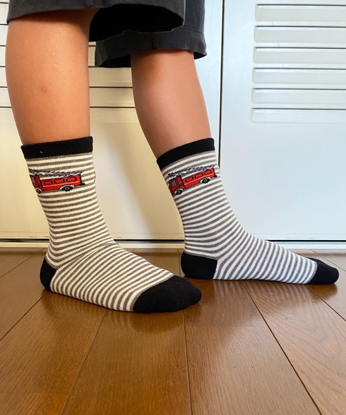 SHIZUTA（シズタ）の「SZT:靴下 キッズ ボーイスソックス 3足セット（ソックス/靴下・キッズ・ネイビー/グレー/グリーン/ベージュ・S/M）」の18枚目の写真