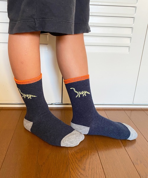 SHIZUTA（シズタ）の「SZT:靴下 キッズ ボーイスソックス 3足セット（ソックス/靴下・キッズ・ネイビー/グレー/グリーン/ベージュ・S/M）」の10枚目の写真