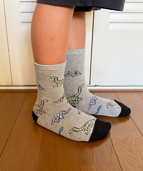 SHIZUTA（シズタ）の「SZT:靴下 キッズ ボーイスソックス 3足セット（ソックス/靴下・キッズ・ネイビー/グレー/グリーン/ベージュ・S/M）」の8枚目の写真