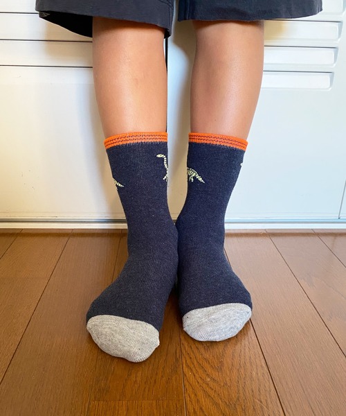 SHIZUTA（シズタ）の「SZT:靴下 キッズ ボーイスソックス 3足セット（ソックス/靴下・キッズ・ネイビー/グレー/グリーン/ベージュ・S/M）」の9枚目の写真