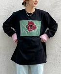 NON TOKYO | 【別注】NON TOKYO/ノントーキョー/ラメリブロングスリーブTシャツ(T恤)