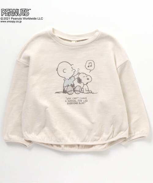 PEANUTS(ピーナッツ)の「/PEANUTS 3柄Tシャツ(Tシャツ/カットソー・キッズ・オフホワイト/オレンジ/ミント・90/100/110/120/80/130)」の2枚目の写真