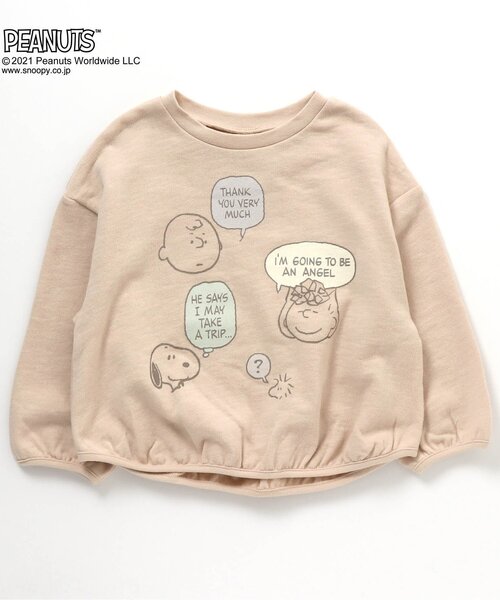 PEANUTS(ピーナッツ)の「/PEANUTS 3柄Tシャツ(Tシャツ/カットソー・キッズ・オフホワイト/オレンジ/ミント・90/100/110/120/80/130)」の1枚目の写真