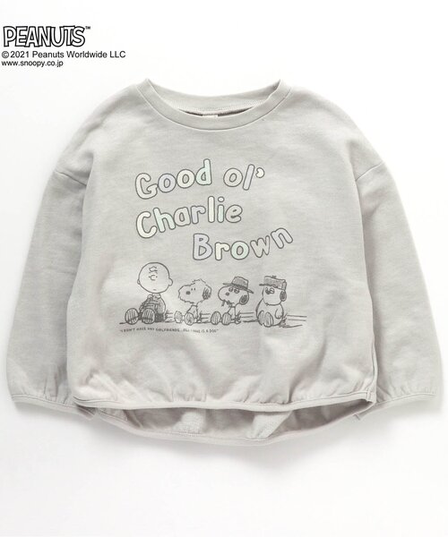 PEANUTS(ピーナッツ)の「/PEANUTS 3柄Tシャツ(Tシャツ/カットソー・キッズ・オフホワイト/オレンジ/ミント・90/100/110/120/80/130)」の3枚目の写真