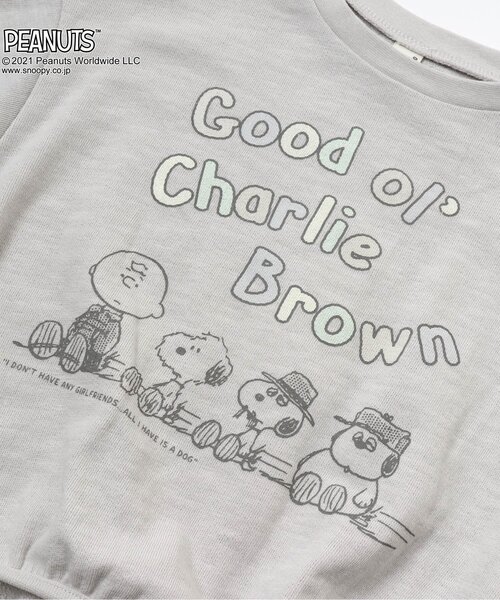 PEANUTS(ピーナッツ)の「/PEANUTS 3柄Tシャツ(Tシャツ/カットソー・キッズ・オフホワイト/オレンジ/ミント・90/100/110/120/80/130)」の19枚目の写真