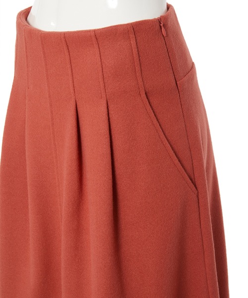 fifth(フィフス)の「【スタイリストプロデュース】ハイウエストタックフレアスカート(スカート・レディース・チャコールグレー/レッド/アイボリー・SMALL/MEDIUM)」の14枚目の写真