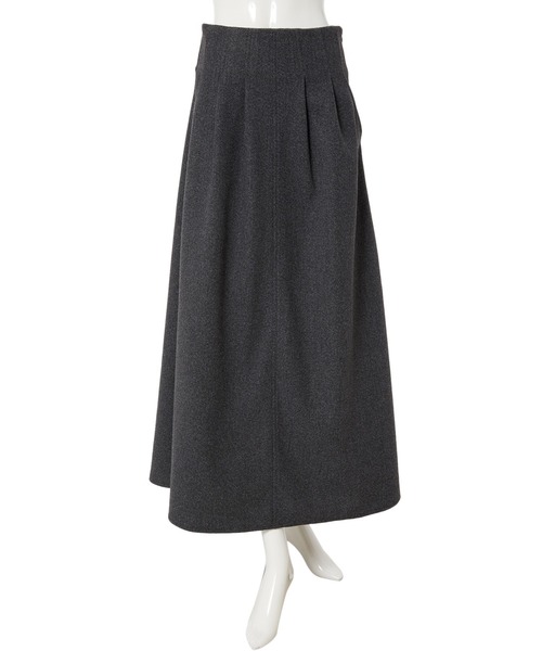 fifth(フィフス)の「【スタイリストプロデュース】ハイウエストタックフレアスカート(スカート・レディース・チャコールグレー/レッド/アイボリー・SMALL/MEDIUM)」の5枚目の写真