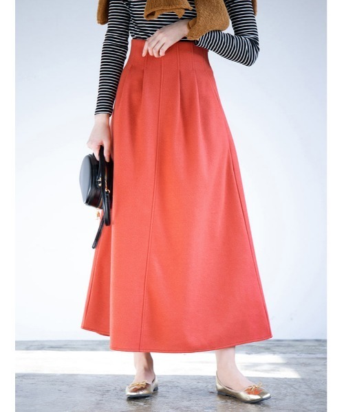 fifth(フィフス)の「【スタイリストプロデュース】ハイウエストタックフレアスカート(スカート・レディース・チャコールグレー/レッド/アイボリー・SMALL/MEDIUM)」の16枚目の写真