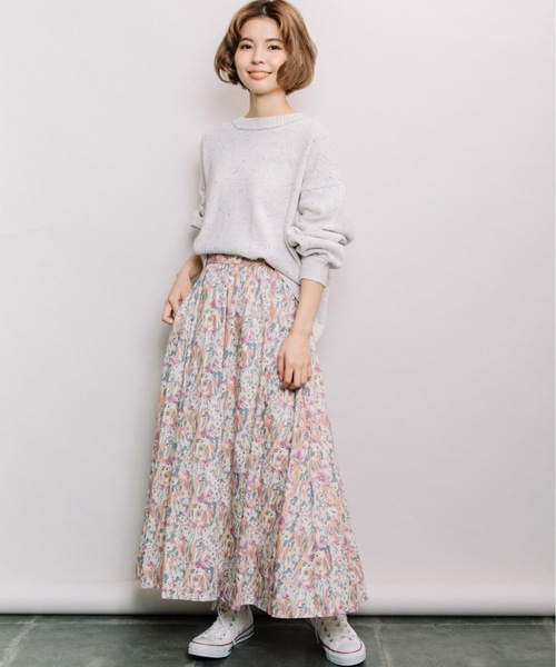 refinedworks（リファインドワークス）の「カラーネップクルーPO（ニット/セーター・レディース・ベージュ/ミント/グレー・FREE）」の19枚目の写真