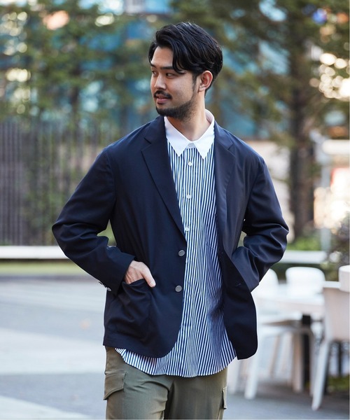 EDIFICE(エディフィス)の「バギーフィット ブレザー(テーラードジャケット・メンズ・ブラック/ネイビー・LARGE/MEDIUM)」の15枚目の写真