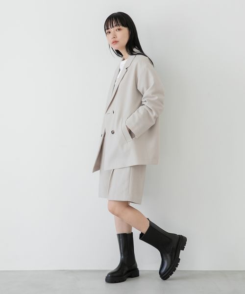 LOWRYS FARM（ローリーズファーム）の「ＬＡＮＡＴＥＣジャケット　257850（テーラードジャケット・レディース・アイボリー/ブラウン/ベージュ系その他/グリーン系その他・FREE）」の6枚目の写真