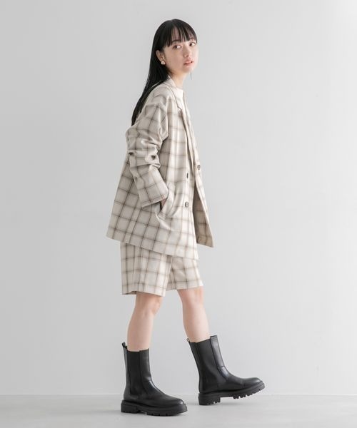 LOWRYS FARM（ローリーズファーム）の「ＬＡＮＡＴＥＣジャケット　257850（テーラードジャケット・レディース・アイボリー/ブラウン/ベージュ系その他/グリーン系その他・FREE）」の9枚目の写真